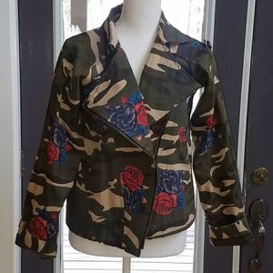 Camo & Roses Jacket